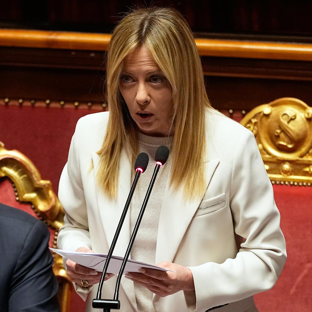 Meloni al Senato: &laquo;L'Italia &egrave; fuori dalla guerra ma siamo pronti alle contromisure&raquo;