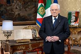 Mattarella invoca la pace e difende libert&agrave; e democrazia