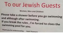 L'hotel in Svizzera ai clienti ebrei: "Doccia prima del bagno in piscina"