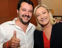 Le Pen spinge Salvini ma avvisa: "Attento ai 5Stelle, sono poco anti-immigrati..."