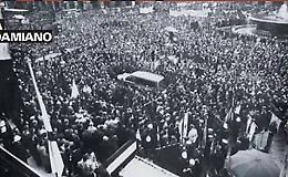 Damiano: &laquo;Una distesa infinita di 250 mila ombrelli accompagn&ograve; la bara di Guido Rossa&raquo;