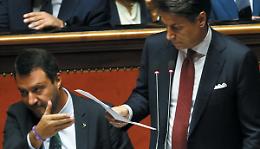 L'attacco di Conte: &laquo;Caro Matteo, sei pericoloso autoritario e irresponsabile: Il governo finisce qui...&raquo;