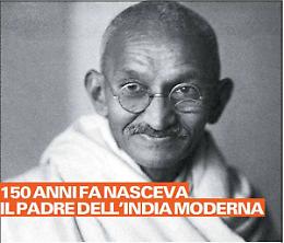 La lezione di Gandhi, simbolo della lotta pacifista