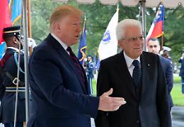 Mattarella, pressing sugli Usa Trump: ok, sui dazi valuteremo