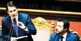 Conte sfida Salvini in Parlamento ma perde l'appoggio grillino