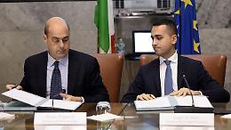 Vertice tra Di Maio e Zingaretti per definire gli obiettivi di governo