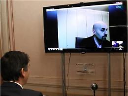 Prima convalida d'arresto via Skype