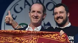 Salvini pronto a giocarsi la carta Zaia, il leghista che piace alla Merkel