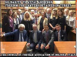 Gli avvocati italiani in prima linea per i colleghi turchi