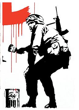 La versione di Bansky, l&rsquo;artista &ldquo;no- global&rdquo; pi&ugrave; globale di sempre