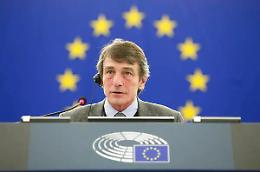 Sassoli: &laquo;L'Ue cancelli i debiti dovuti alla pandemia&raquo;