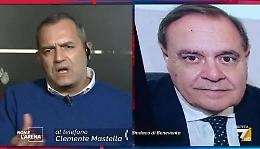 "Sei un farabutto..."; "E tu un bugiardo...". De Magistris e Mastella botte da orbi da Giletti