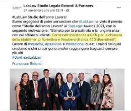 Premiato lo studio legale degli esuberi, bufera su LabLaw