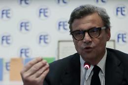 Carlo Calenda. &laquo;La destra &egrave; in crisi di contenuti, sul fisco copia Draghi&raquo;