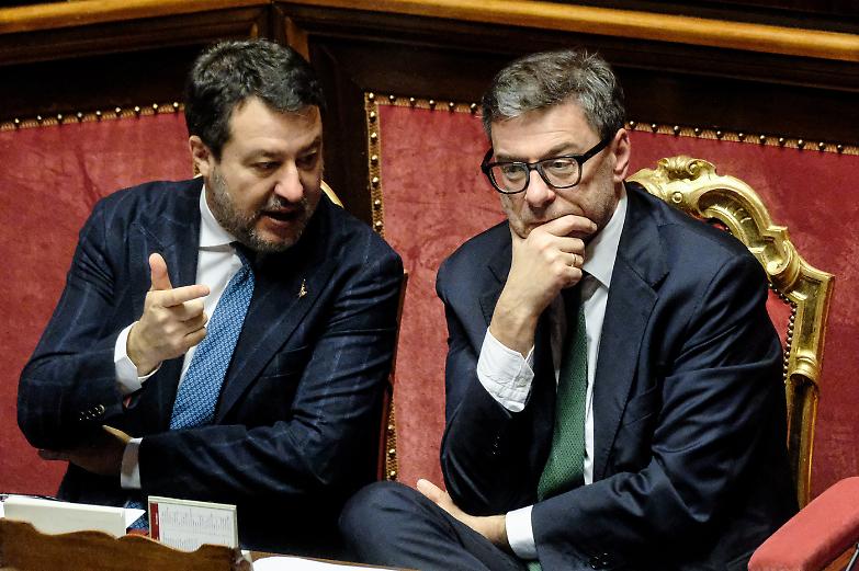 Giorgetti e Salvini