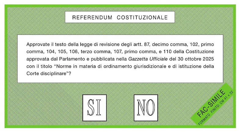 Un S&igrave; per dire addio alle scorie del processo di era fascista