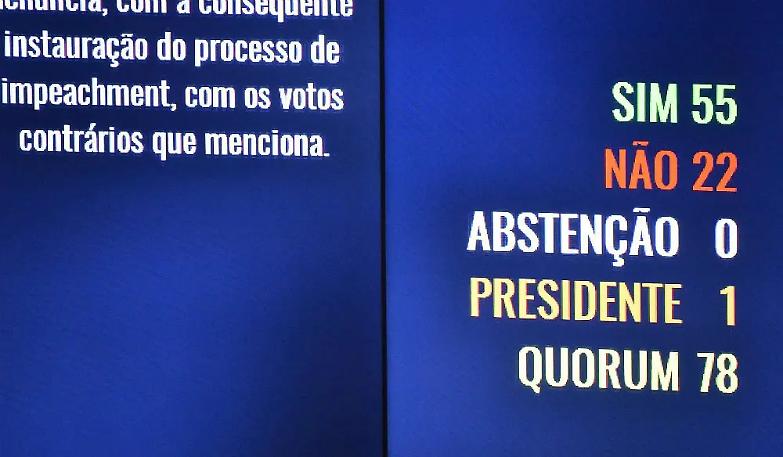 Il Senato ha deciso, s&igrave; all'impeachment alla Rousseff