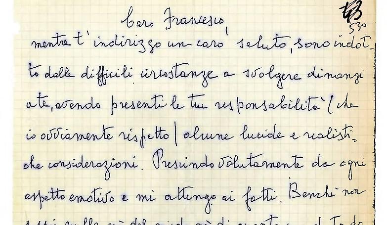&laquo;Mi trovo sotto un dominio pieno e incontrollato&raquo;