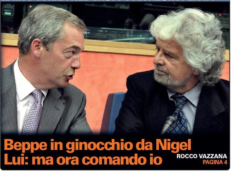 Grillo torna da Farage ma Ukip detta le condizioni