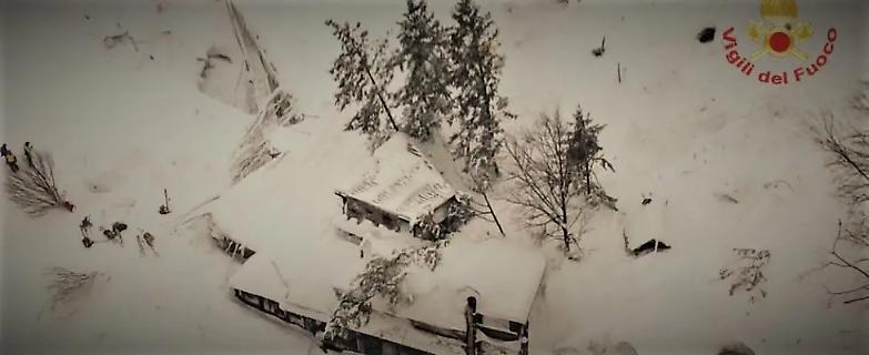 Rigopiano, l&rsquo;accusa in appello bis: &laquo;Senza la Carta valanghe l&rsquo;hotel non doveva essere costruito&raquo;