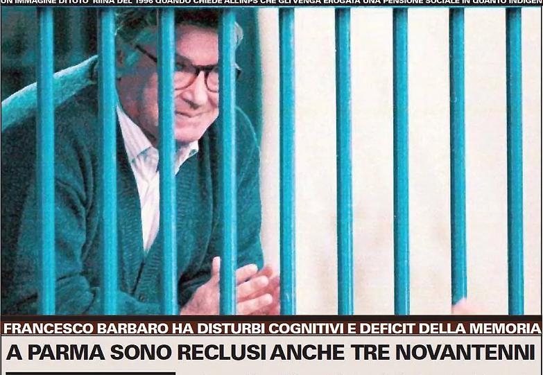 Nel carcere di Riina sono reclusi altri tre novantenni