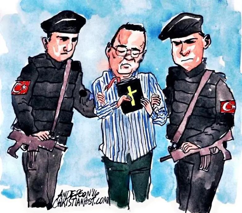 Salvate il pastore Brunson, ostaggio del Sultano Erdogan