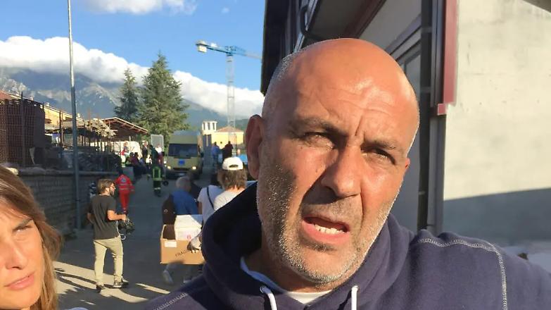 Il Sindaco di Amatrice Pirozzi: &laquo;Combattiamo contro l'insensibilit&agrave;&raquo;