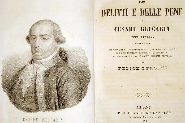 Dei delitti e delle pene - capitoli e commenti