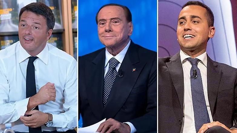 Di Maio contro Renzi, Renzi contro il Cav, il Cav contro Di Maio...