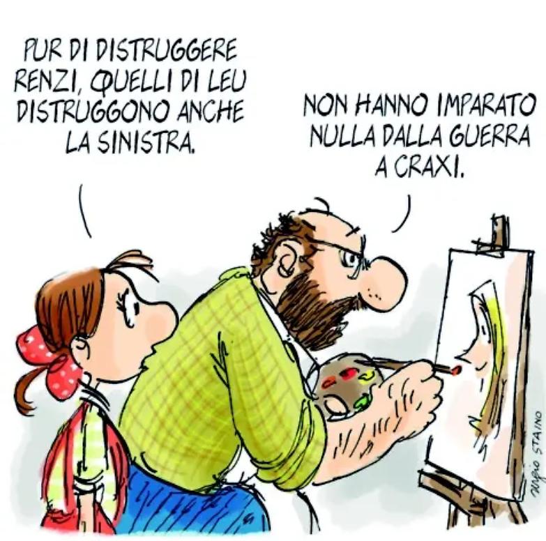 La vignetta di Staino