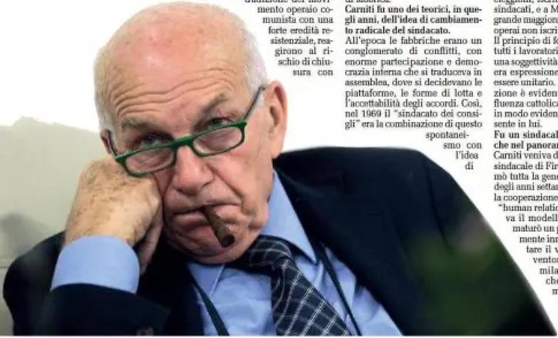 Bertinotti: &laquo;Pierre Carniti, teorico dell&rsquo;unit&agrave; che conosceva la mossa del cavallo&raquo;