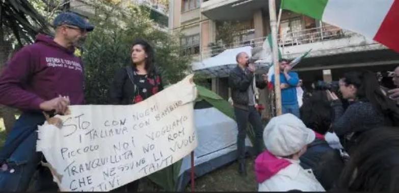 Proteste a Roma per una casa popolare