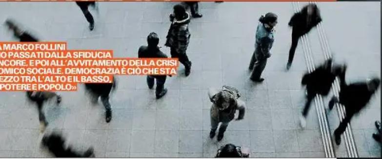 Follini: &laquo;Solo una riscossa civile potr&agrave; archiviare l&rsquo;Era populista&raquo;