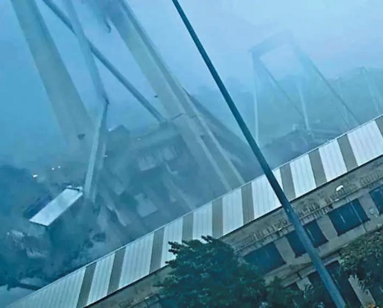 Ponte Morandi, diffuso il video inedito del crollo