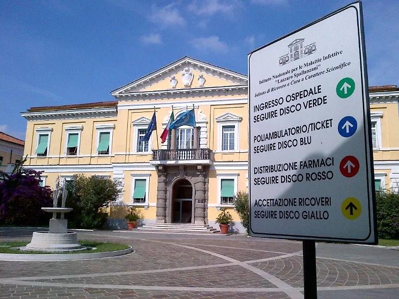 Coronavirus, in buone condizioni l'italiano allo Spallanzani