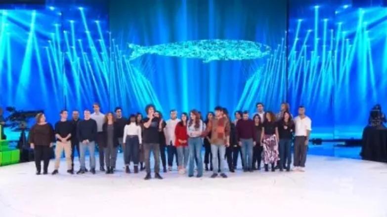 Sogni, paure e bellezza: le sardine sbarcano ad Amici