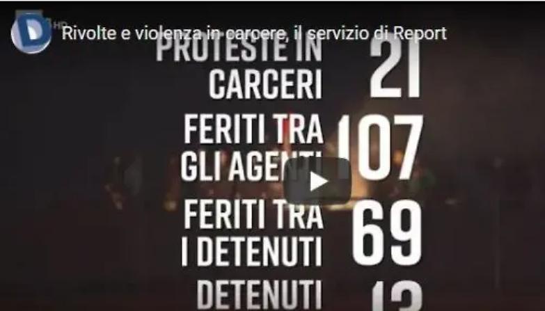 Rivolte e violenza in carcere, il servizio di Report - VIDEO