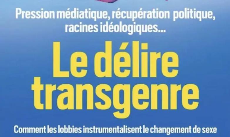 &laquo;Il delirio transgender&raquo;: bufera sulla copertina francese "transfobica"