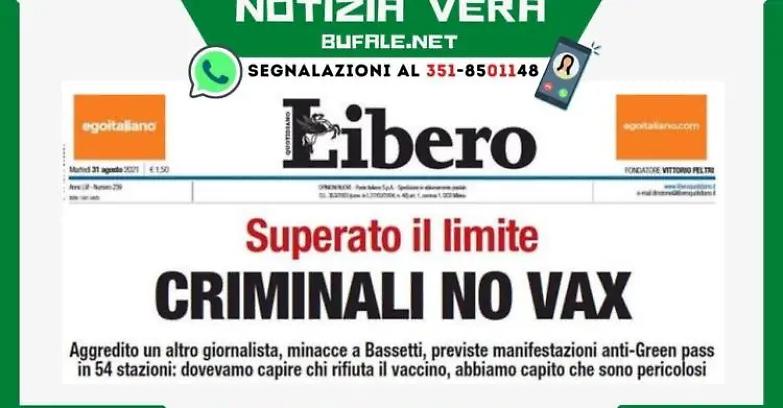 Pericolo no-vax: quattro picchiatelli diventano le nuove Br...