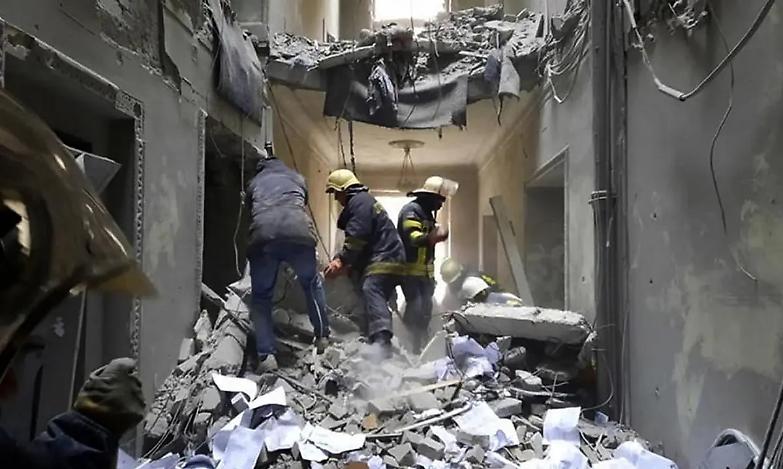 Guerra in Ucraina, missili su Kharkiv: colpiti la sede della polizia e l'universit&agrave;