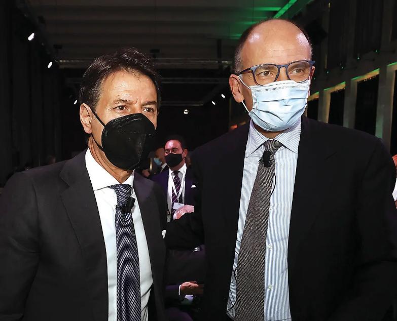 Conte e Letta sempre pi&ugrave; alleati ipotetici divisi dal draghismo