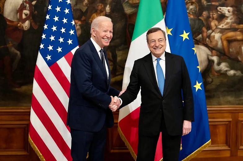 Draghi da Biden: &laquo;Putin pensava di dividerci ma ha fallito&raquo;