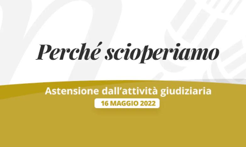 L'Anm replica alla politica e ai magistrati contrari allo sciopero: &laquo;Atto di coraggio&raquo;