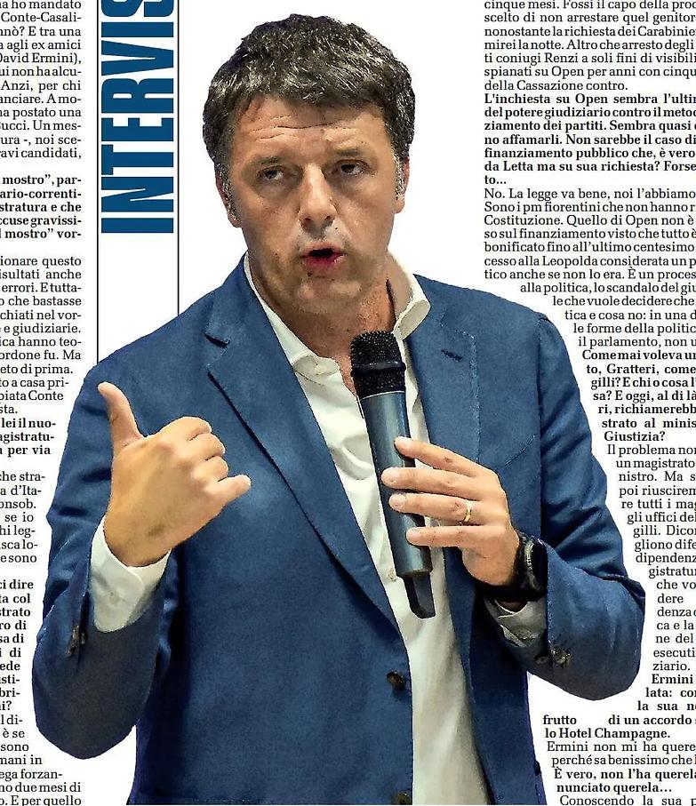 Renzi: &laquo;Contro di me un mostro giudiziario Anche i magistrati paghino per gli abusi&raquo;