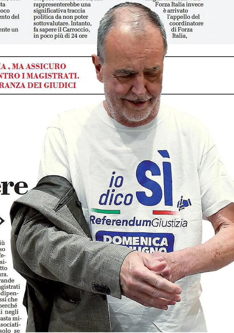 Calderoli: &laquo;Il mio digiuno per i cinque S&igrave; e per arginare lo strapotere delle toghe&raquo;