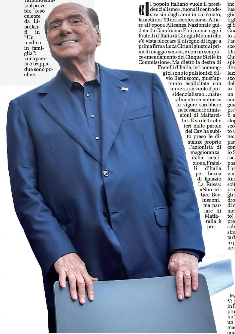 Che passo falso annunciare lo sfratto del presidente pi&ugrave; rispettato dagli italiani