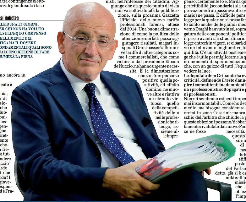 &laquo;Chi ha affossato l&rsquo;equo compenso perder&agrave; nelle urne Ma c&rsquo;&egrave; tempo per salvarlo...&raquo;
