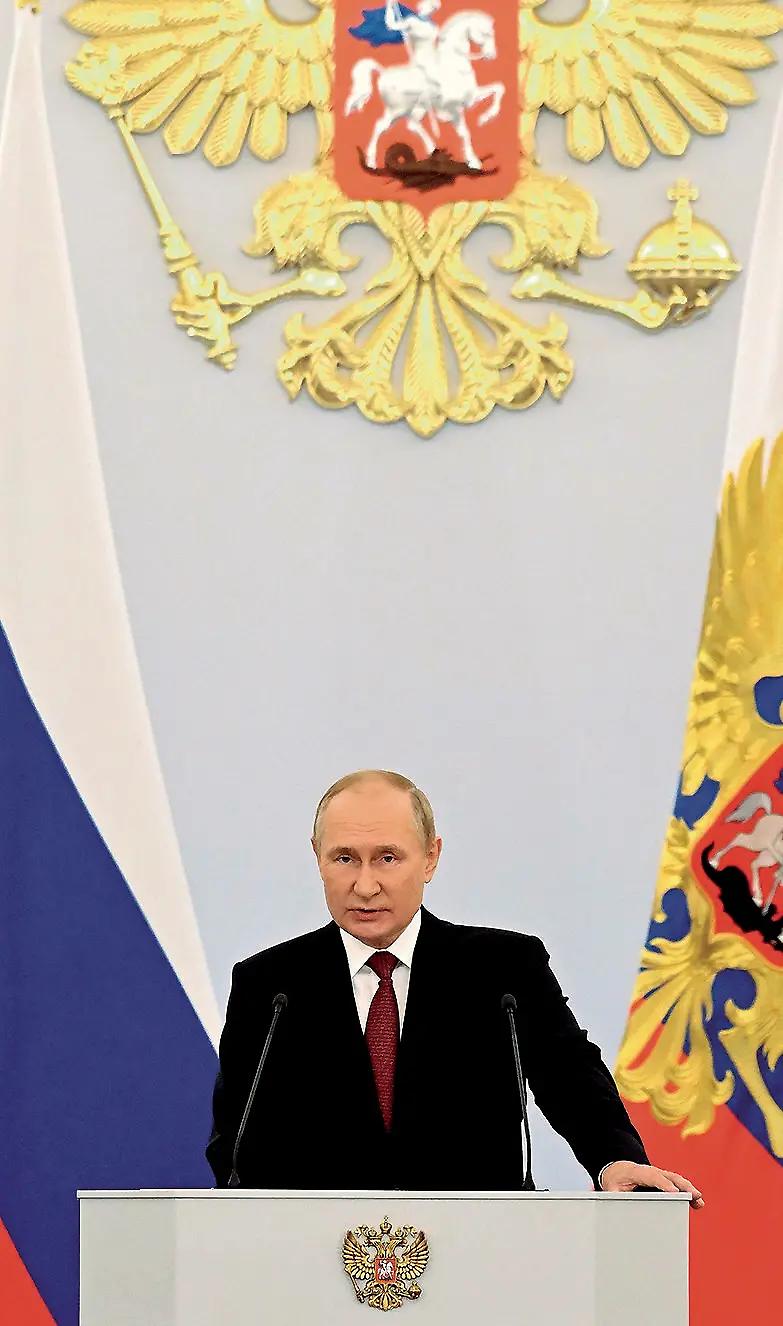 Putin celebra l&rsquo;annessione Zelensky vuole entrare nella Nato