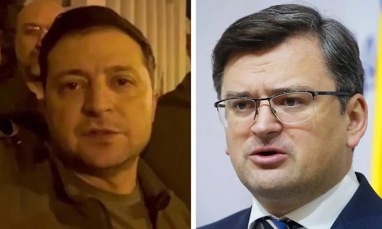 Kuleba e Zelensky: &laquo;Putin terrorista, vuole distruggere l'Ucraina&raquo;