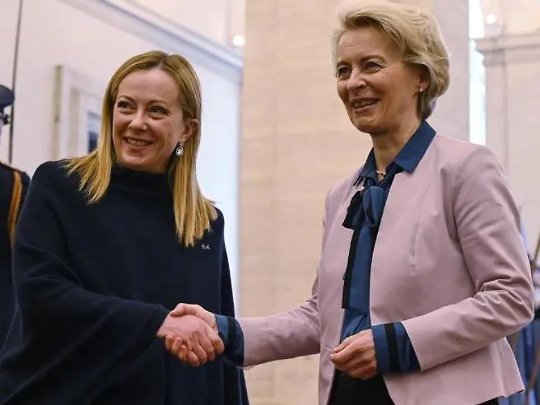 Incontro Meloni-von der Leyen a Palazzo Chigi: &laquo;Condanna per le violenze in Brasile&raquo;